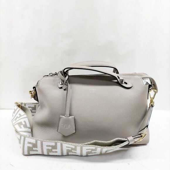 Fendi Hand bag Gray Leather mon-892-091725 - Picture 1 of 16